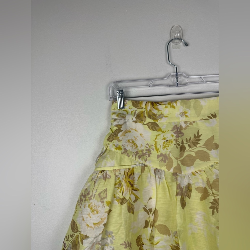Shona Joy Martina Lace Up‎ Mini Skirt Lemon Lime Women’s Sz 8 NWT - Picture 7 of 12
